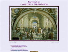 Tablet Screenshot of convivioastrologico.it